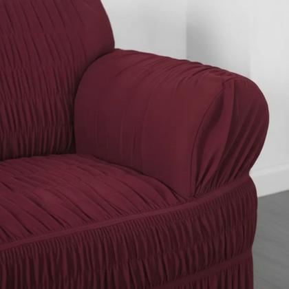 Imagem de Capa De Sofa 2 E 3 Lugares 21 Elastico Vinho