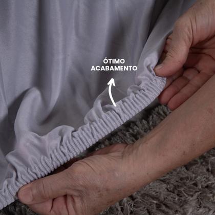 Imagem de Capa de Sofá 2 e 3 Lugares Elasticada Malha Gel 28 Elásticos