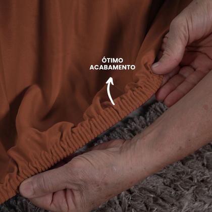 Imagem de Capa de Sofá 2 e 3 Lugares Elasticada Malha Gel 28 Elásticos Telha