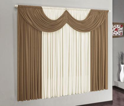 Imagem de Capa De Sofá 3 E 2 Lugares Elásticada com Cortina 2m Avela