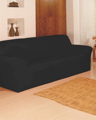 Imagem de Capa de Sofá Elasticada Coladinha Lisa ~ 2 Peças ~ 2 e 3 Lugares ~ Toque Macio