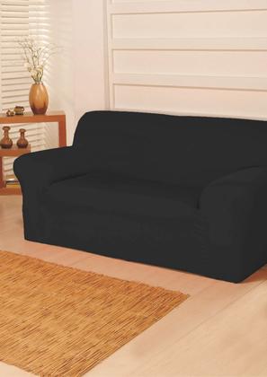 Imagem de Capa de Sofá Elasticada Coladinha Lisa ~ 2 Peças ~ 2 e 3 Lugares ~ Toque Macio