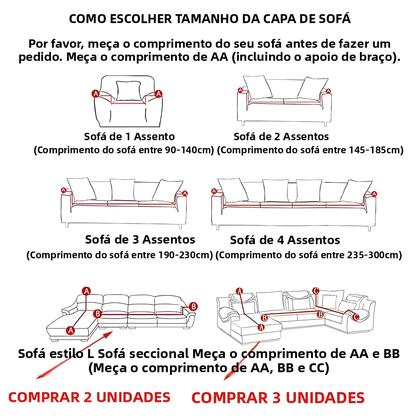Imagem de Capa De Sofá Jacquard Elástica E Grossa Para Sala De Estar, Capa Para Sofá Em L De 1, 2, 3, 4