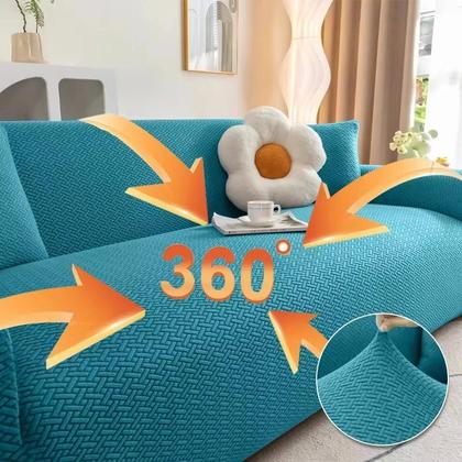 Imagem de Capa De Sofá Jacquard Elástica Para Sofás De 1/2/3/4/5 Lugares Em Forma De L Para Casa