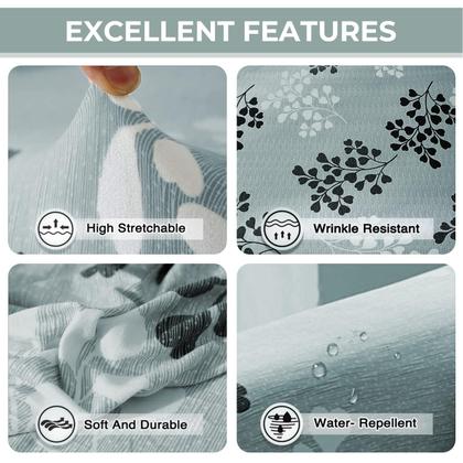 Imagem de Capa de sofá Lamberia Stretch Printada para Sofá de 3 Lugares