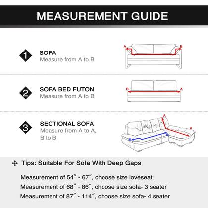 Imagem de Capa de sofá Lamberia Stretch Printada para Sofá de 3 Lugares