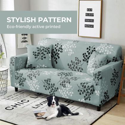 Imagem de Capa de sofá Lamberia Stretch Printada para Sofá de 3 Lugares