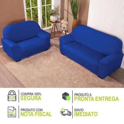 Imagem de Capa De Sofa Lisa 2 E 3 Lugares Malha Gel Cores Variadas