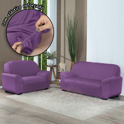 Imagem de Capa De Sofa Lisa 2 E 3 Lugares Malha Gel Cores Variadas