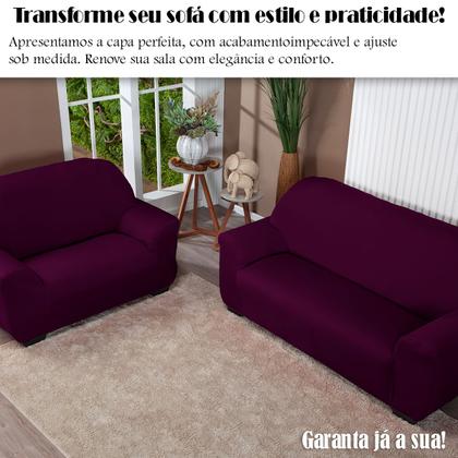 Imagem de Capa De Sofa Lisa 2 E 3 Lugares Malha Gel Cores Variadas