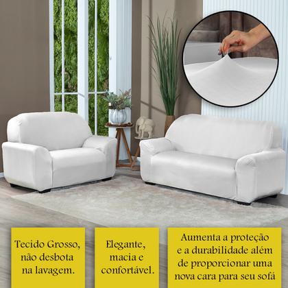 Imagem de Capa De Sofa Lisa 2 E 3 Lugares Malha Gel Cores Variadas