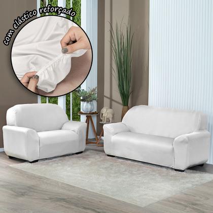 Imagem de Capa De Sofa Lisa 2 E 3 Lugares Malha Gel Cores Variadas