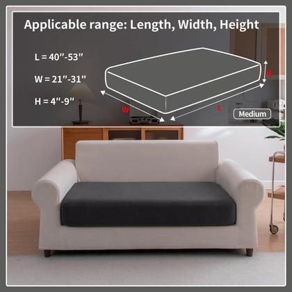 Imagem de Capa de sofá OHSIO secional resistente ao desgaste cinza escuro