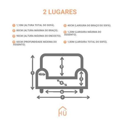 Imagem de Capa de Sofá PENÉLOPE ELÁSTICADA 2 LUGARES Tamanho King Cor 03: Bege