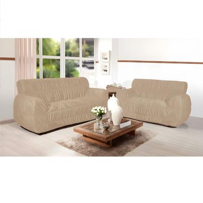 Imagem de Capa De Sofá Protetora 2 Lugares 21 Elásticos Super Confort Várias Cores