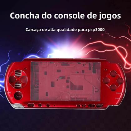 Imagem de Capa De Substituição De Alta Qualidade Para Console De Jogos Sony PSP3000 PSP2000 Com Kit De Botões
