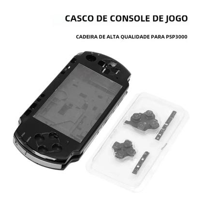 Imagem de Capa De Substituição De Alta Qualidade Para Console De Jogos Sony PSP3000 PSP2000 Com Kit De Botões