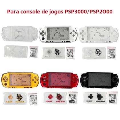 Imagem de Capa De Substituição De Alta Qualidade Para Console De Jogos Sony PSP3000 PSP2000 Com Kit De Botões