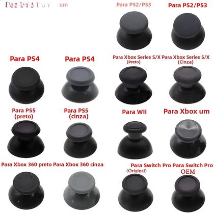 Imagem de Capa De Substituição Para Thumbstick Analógico Para PS2, PS3, PS4 pro Slim, PS5, Xbox One, 360, Capa
