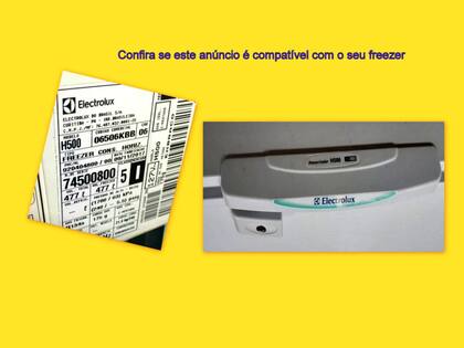 Imagem de Capa De Tampa De Freezer Electrolux H500, 477l 2 portas Azul