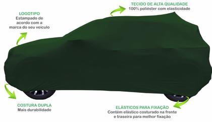 Imagem de Capa De Tecido Para Proteção Carro Volvo Xc60 Cor Verde