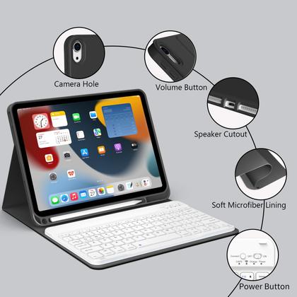 Imagem de Capa de teclado JKSML para iPad 11ª geração 11 polegadas e iPad 10ª geração 10,9 polegadas