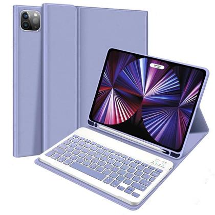 Imagem de Capa De Teclado Magnético Para iPad Air 5 4 10.9 pro 11 13 12.9 9.7 10.2 Smart Stand Cover