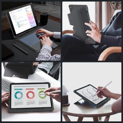 Imagem de Capa de teclado Nillkin iPad A16 (11ª e 10ª geração) com trackpad
