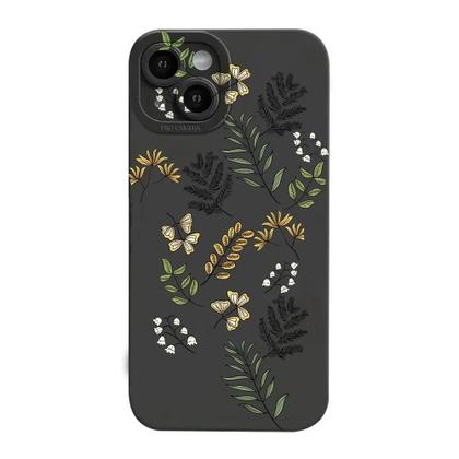 Imagem de Capa De Telefone Com Padrão De Folhas Para Samsung Galaxy A15 A35 A55 A14 A34 A54 A13 A33 A53 A52