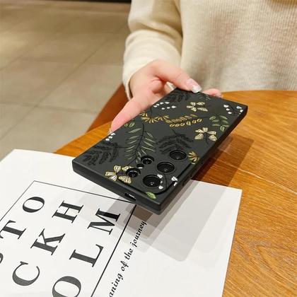 Imagem de Capa De Telefone Com Padrão De Folhas Para Samsung Galaxy A15 A35 A55 A14 A34 A54 A13 A33 A53 A52