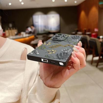 Imagem de Capa De Telefone Com Padrão De Folhas Para Samsung Galaxy A15 A35 A55 A14 A34 A54 A13 A33 A53 A52