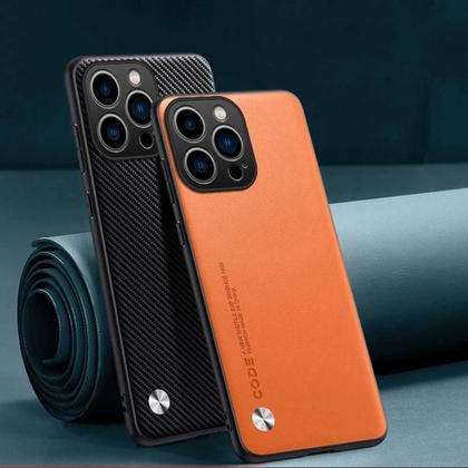 Imagem de Capa De Telefone De Couro Ultrafina De Luxo Para iPhone 16 15 14 13 12 11 pro Max XR XS Max, À Prova