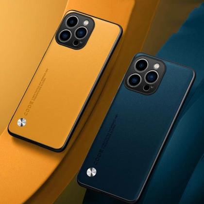 Imagem de Capa De Telefone De Couro Ultrafina De Luxo Para iPhone 16 15 14 13 12 11 pro Max XR XS Max, À Prova