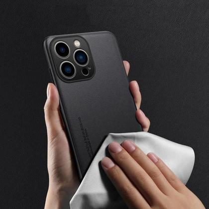 Imagem de Capa De Telefone De Couro Ultrafina De Luxo Para iPhone 16 15 14 13 12 11 pro Max XR XS Max, À Prova