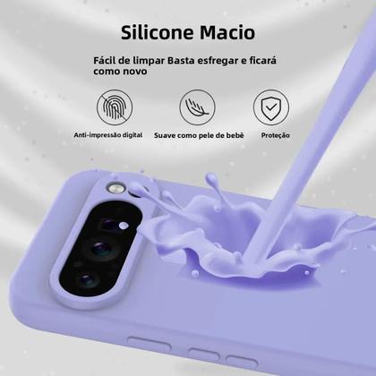 Imagem de Capa De Telefone De Silicone Macio À Prova De Choque E Queda Para Google Pixel 10 pro XL 9 8 7 9A 8A