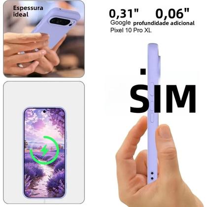 Imagem de Capa De Telefone De Silicone Macio À Prova De Choque E Queda Para Google Pixel 10 pro XL 9 8 7 9A 8A