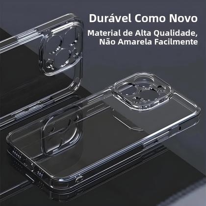 Imagem de Capa De Telefone De Vidro Temperado Transparente E À Prova De Choque Para iPhone 11 a 16 pro Max XR