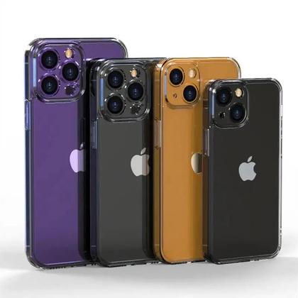Imagem de Capa De Telefone De Vidro Temperado Transparente E À Prova De Choque Para iPhone 11 a 16 pro Max XR