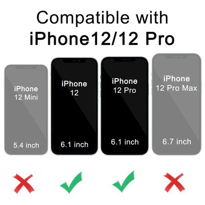 Imagem de Capa de telefone DEERLAMN para iPhone 12/12 Pro com capa de câmera deslizante