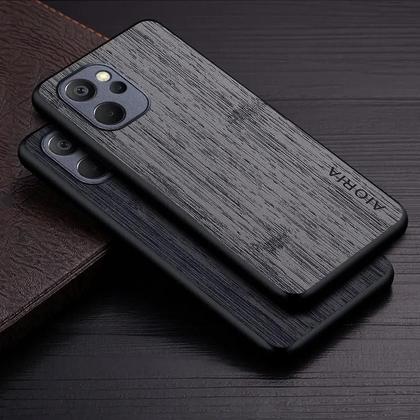 Imagem de Capa De Telefone Em Couro Com Padrão De Madeira De Bambu Para Realme 10 9i 9 8S 8i 8 pro plus 4G 5G,