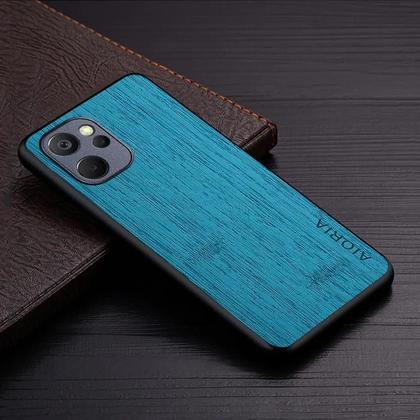 Imagem de Capa De Telefone Em Couro Com Padrão De Madeira De Bambu Para Realme 10 9i 9 8S 8i 8 pro plus 4G 5G,
