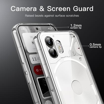 Imagem de Capa de telefone JeTech for Nothing Phone 2 à prova de choque transparente