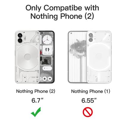 Imagem de Capa de telefone JeTech for Nothing Phone 2 à prova de choque transparente