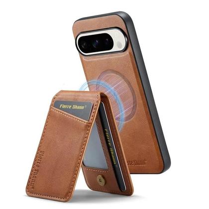 Imagem de Capa De Telefone Magnética Em Couro PU Para Google Pixel 10A 9 9Pro XL 8A 8Pro 8 7 7A 7Pro Com Porta