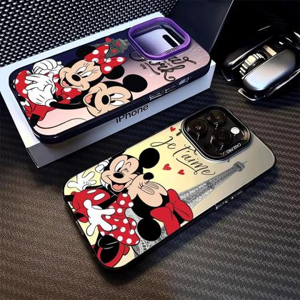 Imagem de Capa de Telefone Mickey e Minnie Disney para iPhone 15/14/13/12/11 - Modelos Pro Max e Plus