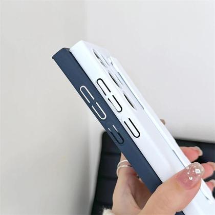 Imagem de Capa de Telefone Samsung com Pulseira - Silicone Transparente Fosco à Prova de Choques