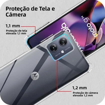 Imagem de Capa De Telefone Slim TPU Transparente E À Prova De Choque Para Motorola Moto G Series G24 G34 G04