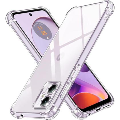 Imagem de Capa De Telefone Slim TPU Transparente E À Prova De Choque Para Motorola Moto G Series G24 G34 G04