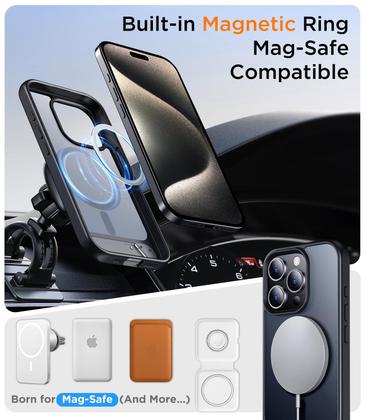 Imagem de Capa de telefone Temdan Magnetic compatível com iPhone 15 Pro Max