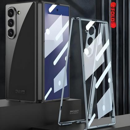 Imagem de Capa De Telefone Transparente À Prova De Choque Com Eletroplatação Para Samsung Z Fold 7 6 5G Fold7